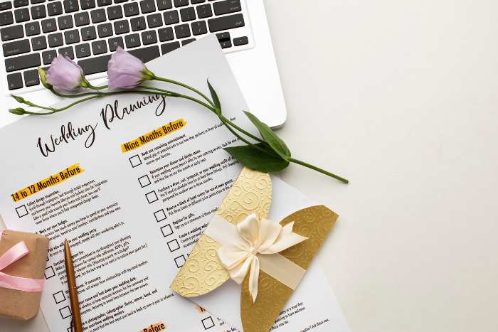 materiale per corso wedding planner