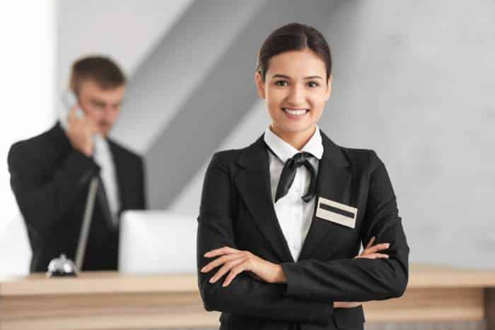 foto receptionist